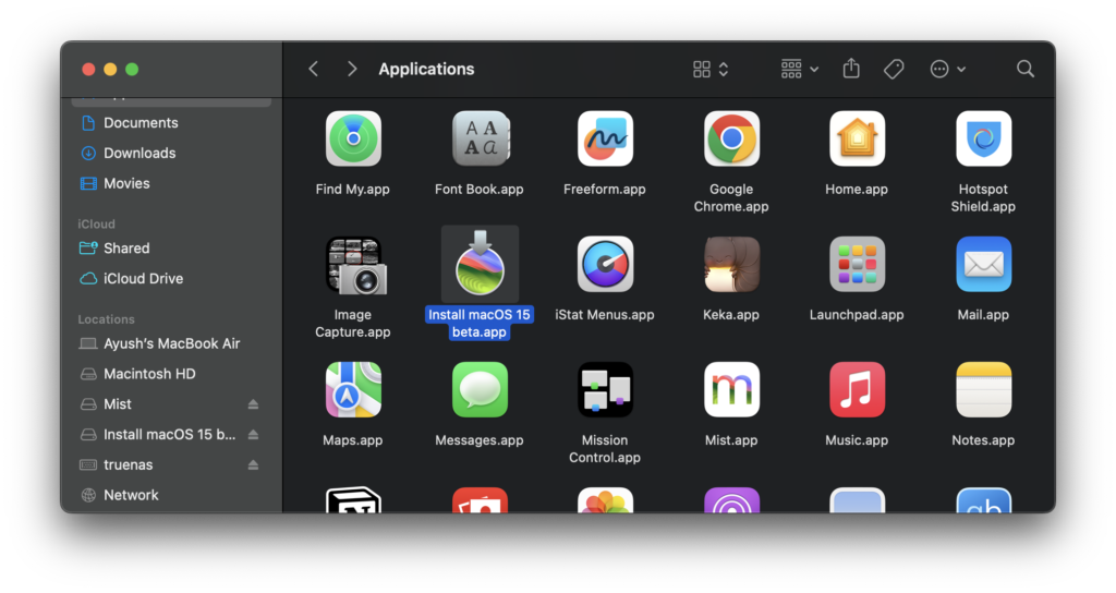 macos sequoia download